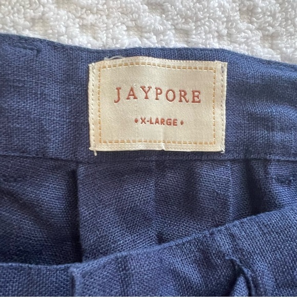 JAYPORE 100% Linen. Cropped pants. - Picture 4 of 10